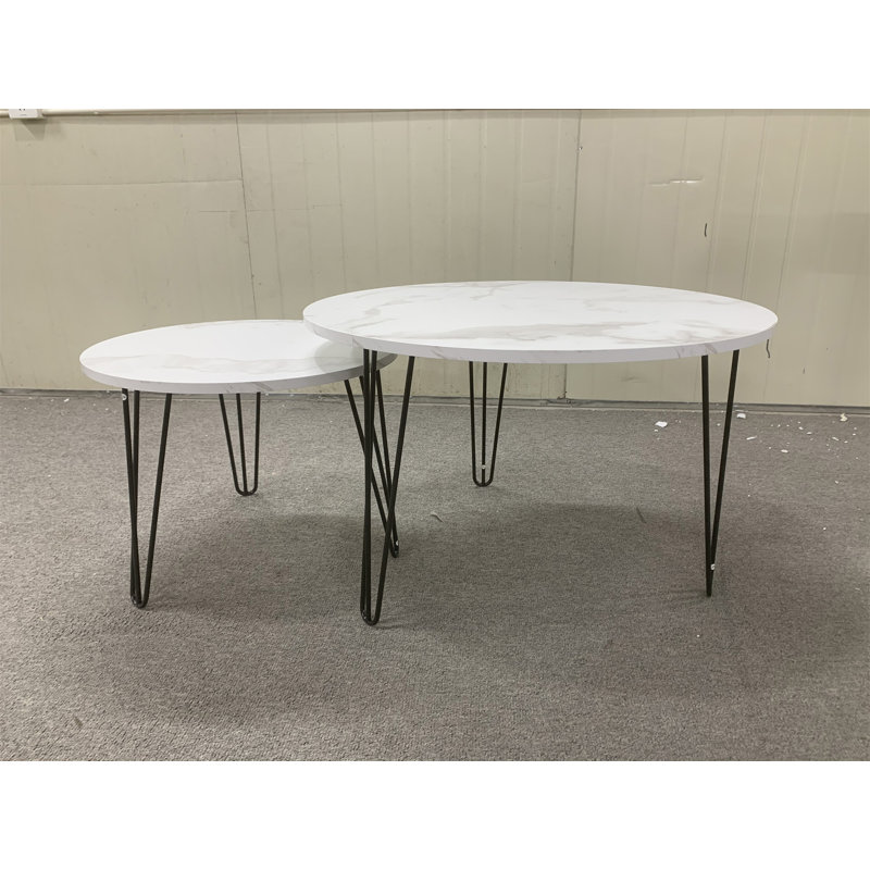 Nesting Coffee Table, White
