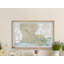 Louisiana State Map - impression encadrée-1420894971