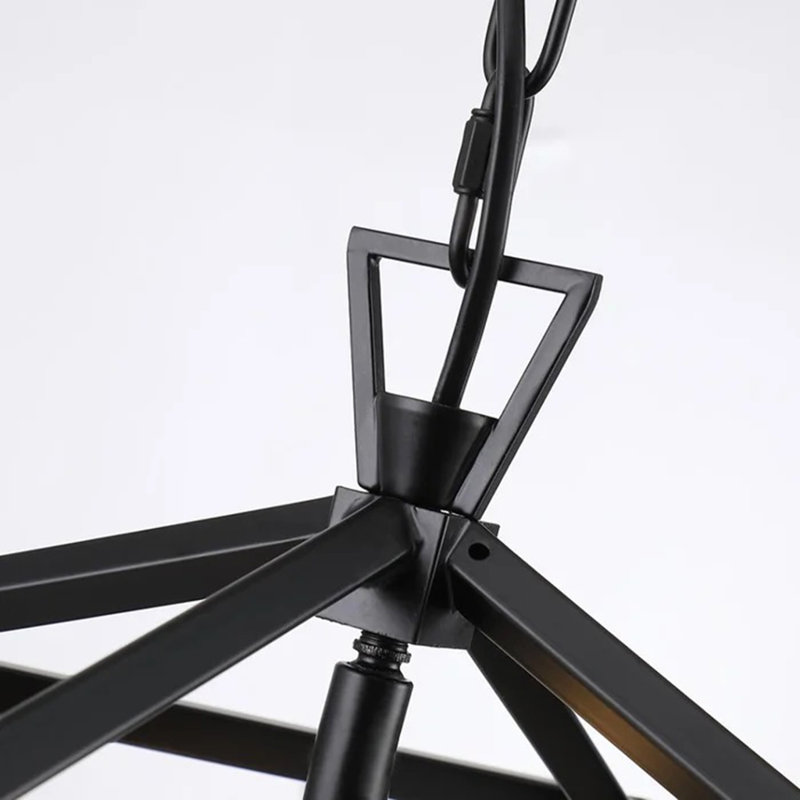 Luminaire suspendu géométrique 3 lumières Nohelia