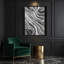 Abstrait art fluide sur toile grise 95-364939680