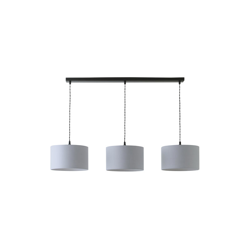 Albeiro 3 - Light Pendant, Grey, Matte Black