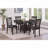 Espresso Oval Extension Leaf Dining Table