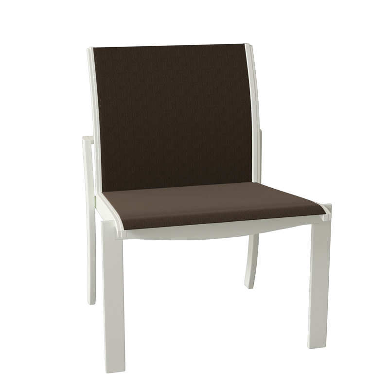 Kor Outdoor Dining Side Chair, Shell, Bogota