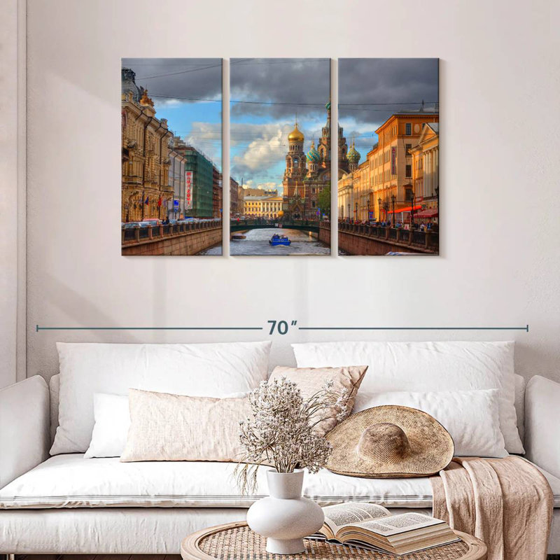Rorry St. Petersburg Canal View, 28" H x 45" W