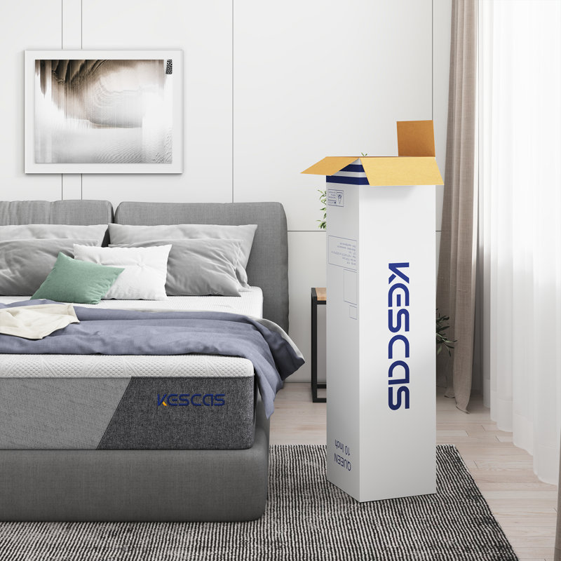 Matelas en mousse viscoélastique gélifiée 8 pouces, Grand