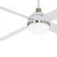 54" 4 - Blade LED Standard Ceiling Fan with Remote Control and Light Kit Included