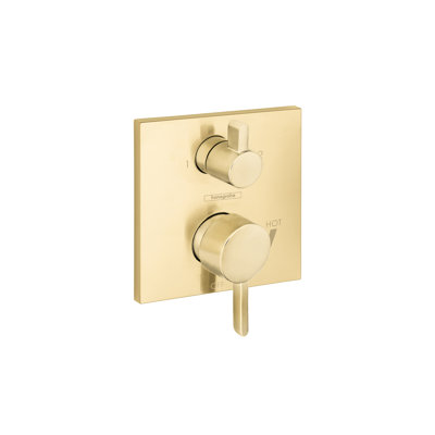 Ecostat Square Pressure Balance Shower Trim with Diverter Valve Trim Only