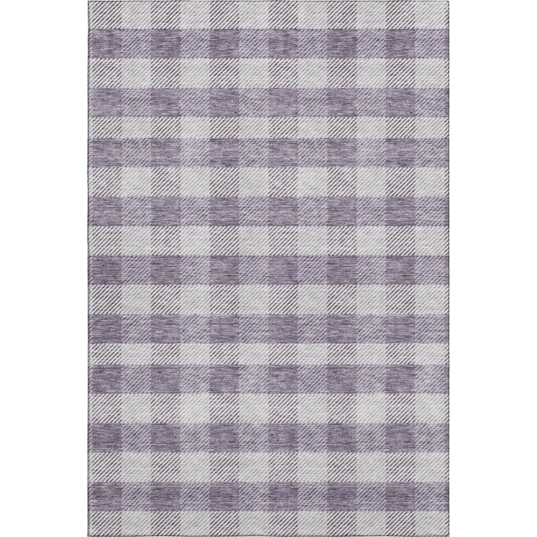Premium Machine Washable Prisco Lavender Rug