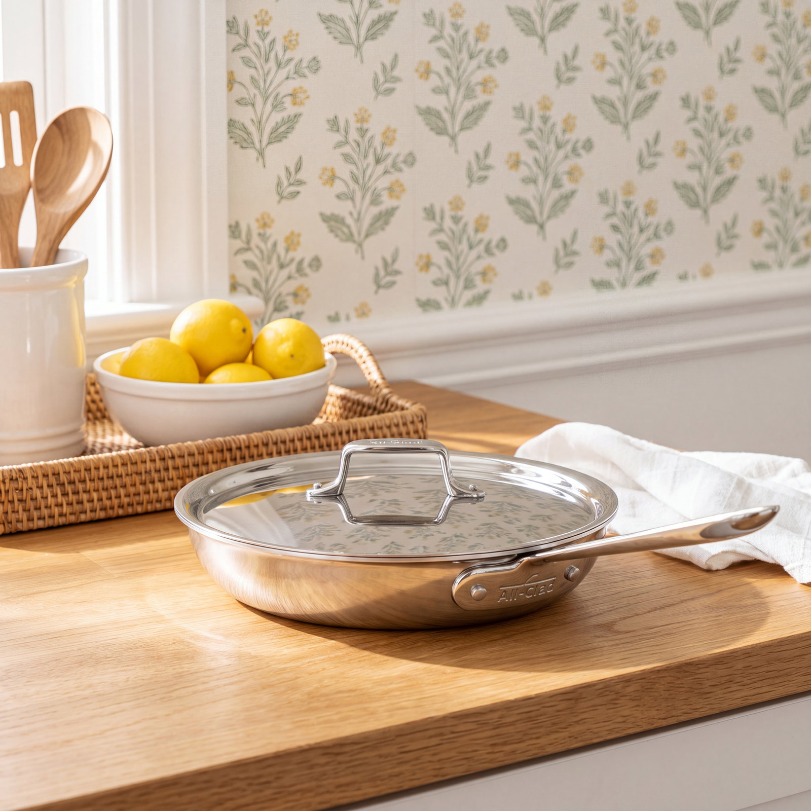 All-Clad D5 Stainless® Brushed 12" Frying Pan