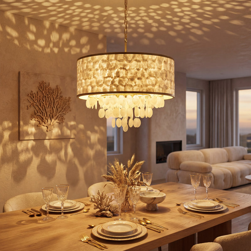 Lustre tambour 24 po Coastal, 24"