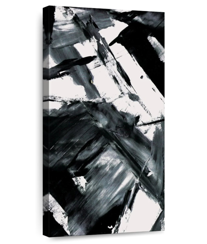 Harrop Black Brush Strokes