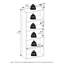 Basic 42.19cm W Standard Bookcase-117547342