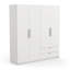 Craigwood 4 Door Manufactured Wood Wardrobe-1623511560