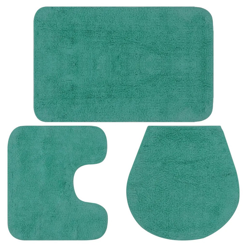 Laretta 3 Piece Bath Math Set, Turquoise