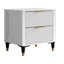 Table de chevet en blanc-300556731