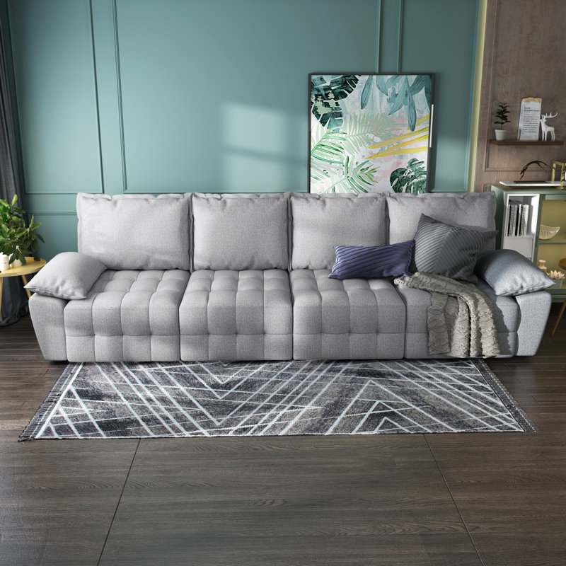 Eldene Upholstered Sectional Reversible, 33" H x 118" W x 32" D