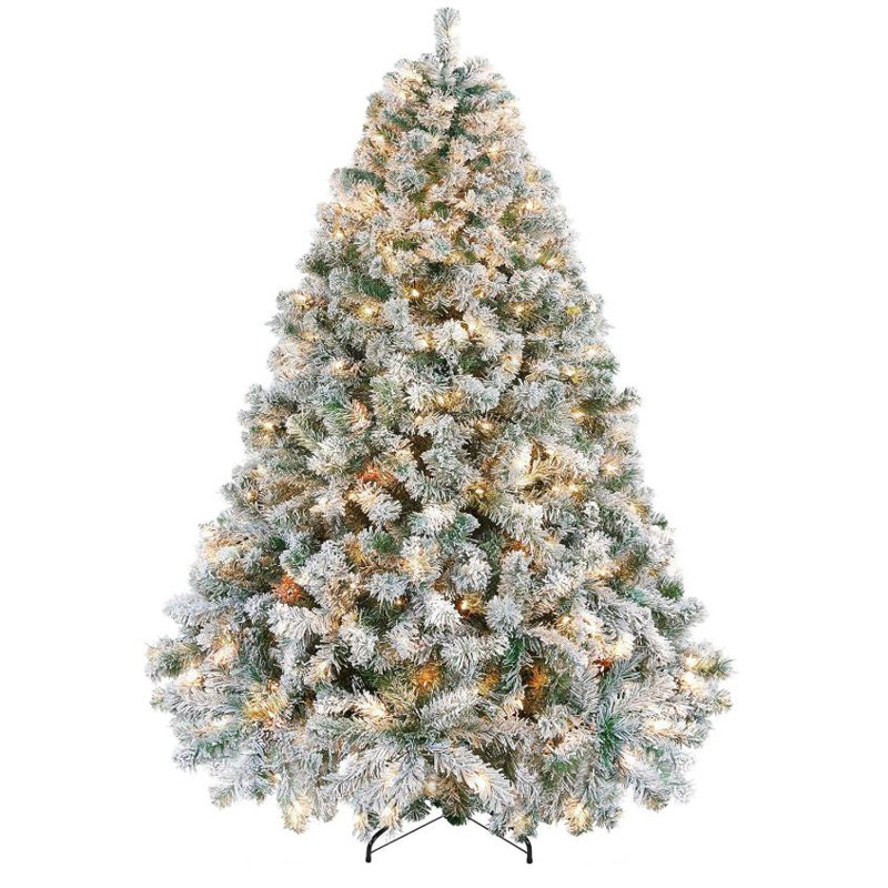 Lighted Artificial Christmas Tree, 1.6' H