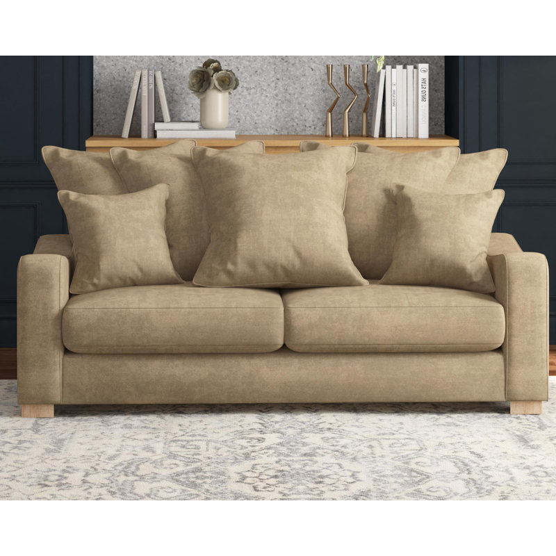 Theadford Three Seater, Scatter Back, Ebony