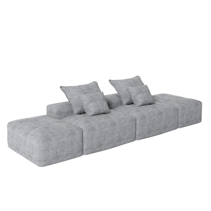 Canapé modulaire surdimensionné Modern, Gris