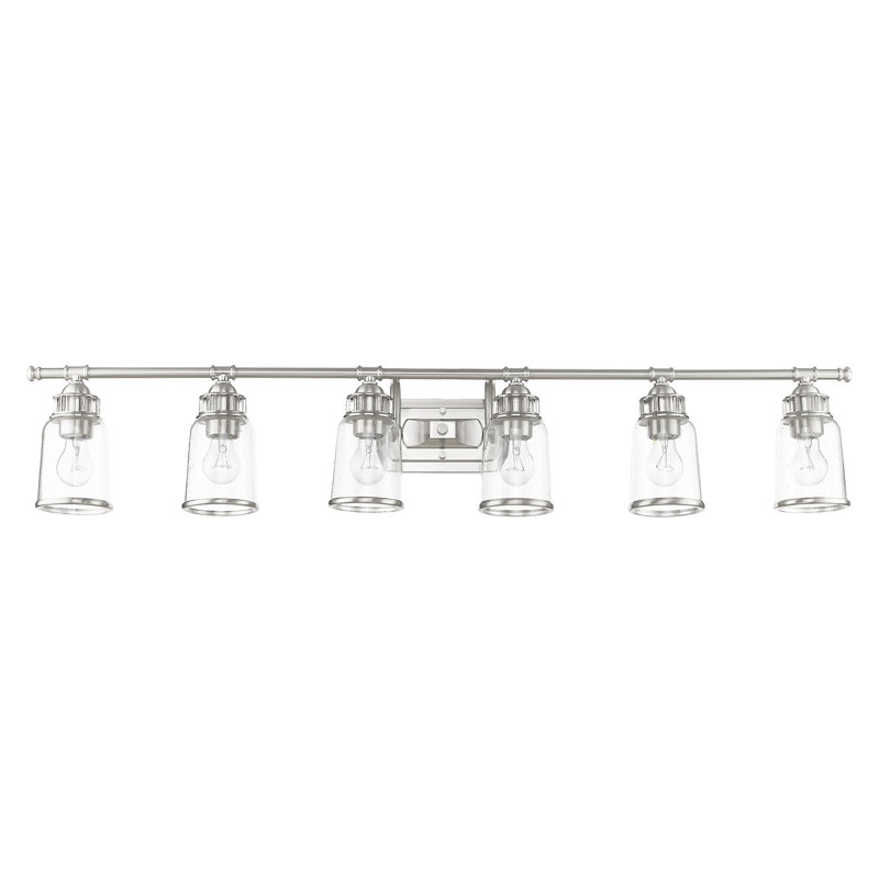 Derrick 6 - Light Dimmable Vanity Light, Brushed Nickel