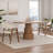 Simple Solid Wood Design Round Dining Table