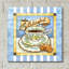 «Tea Blissful Blue Teacup» par Cathy Horvath-Buchanan, art mural en verre acrylique-263743783
