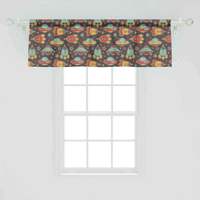 Ensemble de 2 cantonnières Ambesonne 54 po x 18 po Multicolor