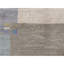 Tapis gris et bleu clair noué à la main de haute qualité