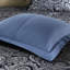 Ensemble de couette 12 pièces King bleu marine, draps doux 100 % coton, couette élégante à motif cachemire, 2 taies d'oreiller carrées, coussins décoratifs, cache-sommier inclus. Magnifique motif.