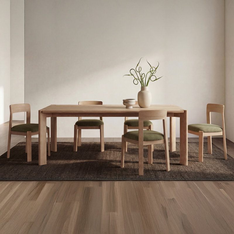Oli Dining Chair Dark Green-Set of Two, Green