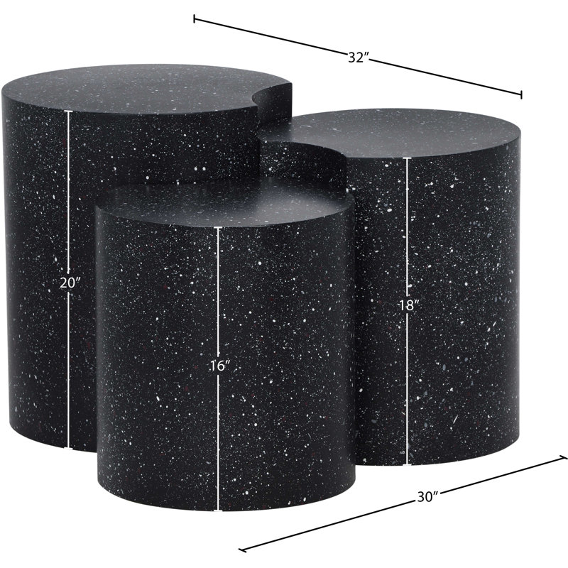 Table de bout Hylie, Noir