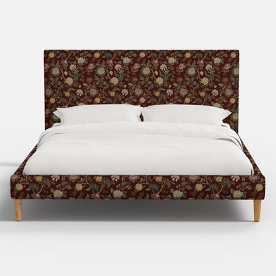 Lit plateforme Heylen Avery Melinda Floral Sm Oxblood