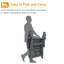 Chaise Adirondack pliante avec repose-pieds rétractable-482011695