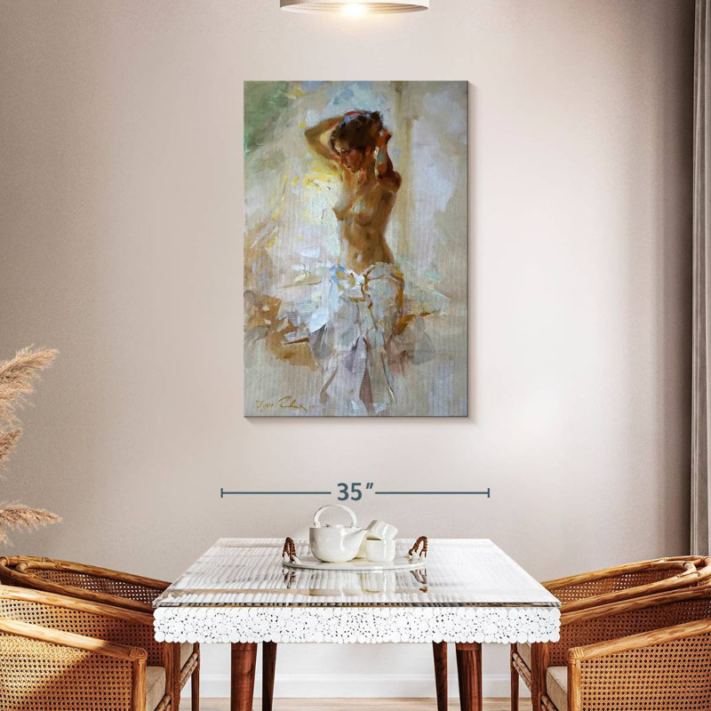 Leisha Model By The Window, 45" H x 30" W