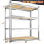Tablettes de rangement réglables en métal de 40 po pour garde-manger, garage, sous-sol, entrepôt, assemblage facile-252495108-252495110