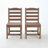 3-Piece Outdoor Dining Set,HDPE Round Patio Table and 2 Armless Chairs-1063557374