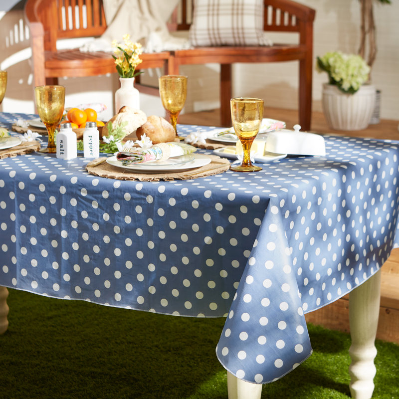 Rune Polka Dots Tablecloth, 60" W x 84" L
