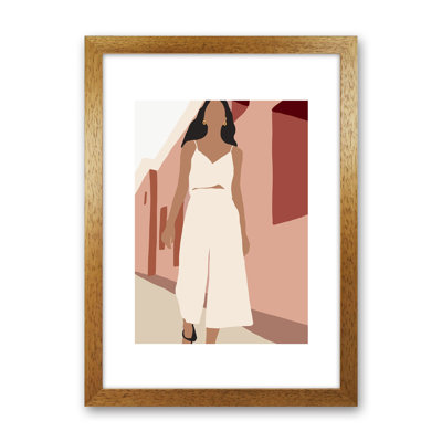 Mica Girl In Street N7 by Pixy Paper - Print