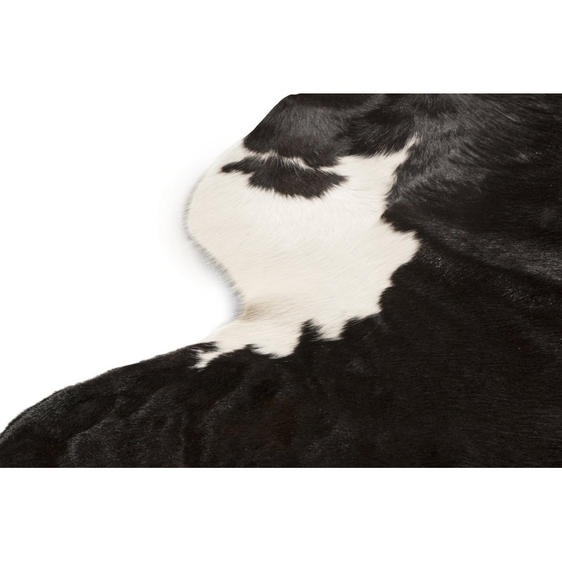 Rug & Kilim’S Extra Large Cowhide Rug In Brown And White Tones