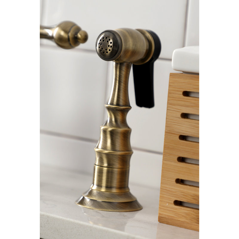 Robinet de cuisine Kingston, Laiton antique