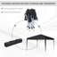 Verde 3m x 3m Metal Pop Up Gazebo-416071050