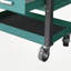 Green Multi-Tool Cart With Wheels 34.5'' W Steel Bottom Rollaway Chest with Wheels