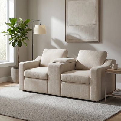 Lockheart Loveseat Console Slope