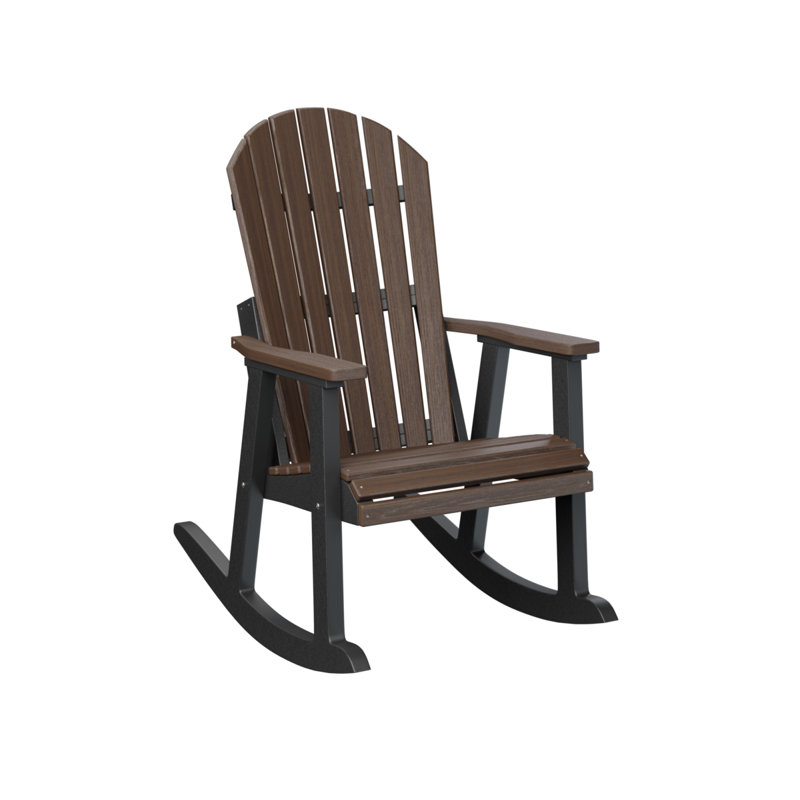 Fauteuil berçant berlinois berlinois, Brazilian Walnut Top/Black Base