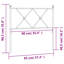 Metro Lane Metal Replace Headboard White 90Cm-1514067794-1488728516