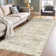 Vintage Distressed Non Slip Washable Rug(Brown)