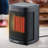 Small 6in Black Ceramic Room Heater, Overheat Protection, Tip over Auto Shutoff-118163181