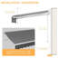 Brayden Studio Aluminium Cover Retractable Patio Awning-2048247093