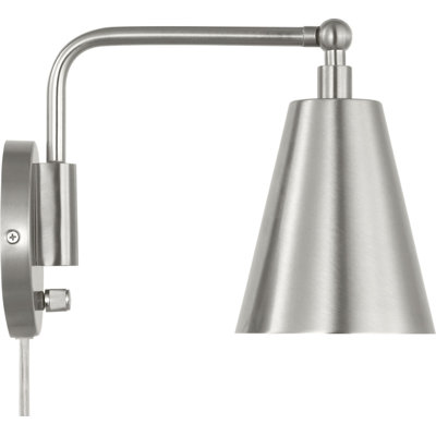 Generation Lighting Drae One Light Task Sconce In Burnished Brass