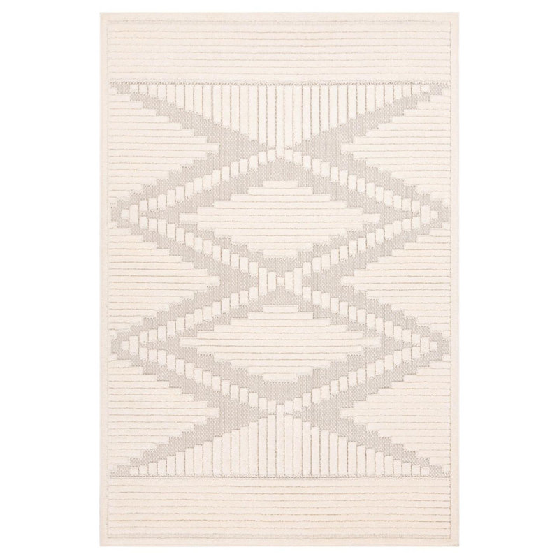 Moroccan Diamond Area Rug, Rectangle 3'11" x 5'4"